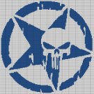 SKULL STAR CROCHET AFGHAN PATTERN GRAPH