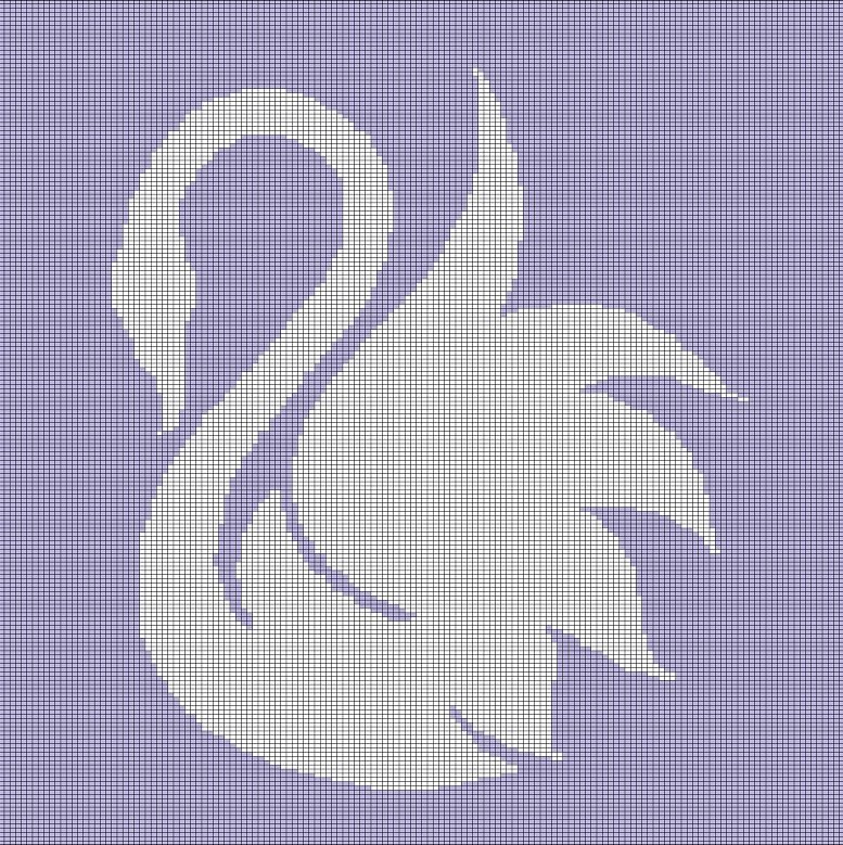 SWAN CROCHET AFGHAN PATTERN GRAPH
