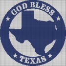 GOD BLESS TEXAS CROCHET AFGHAN PATTERN GRAPH