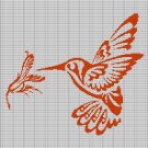 HUMMINGBIRD AND FLOWER CROCHET AFGHAN PATTERN GRAPH