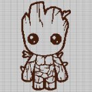 LITTLE GROOT CROCHET AFGHAN PATTERN GRAPH