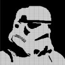 STORMTROOPER FACE CROCHET AFGHAN PATTERN GRAPH