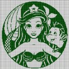 ARIEL IN STARBUCKS STYLE CROCHET AFGHAN PATTERN GRAPH