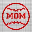 BASEBALL MOM CROCHET AFGHAN PATTERN GRAPH