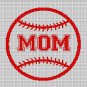 BASEBALL MOM CROCHET AFGHAN PATTERN GRAPH