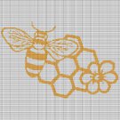 BEE AND HONEY CROCHET AFGHAN PATTERN GRAPH