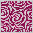 GARNET ROSES TAPESTRY STYLE CROCHET AFGHAN PATTERN GRAPH