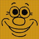 HAPPY FACE CROCHET AFGHAN PATTERN GRAPH