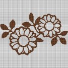 BROWN FLOWERS CROCHET AFGHAN PATTERN GRAPH BROWN FLOWERS CROCHET AFGHAN PATTERN GRAPH
