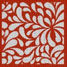 DARK RED FLOWERS MOSAIC TAPESTRY STYLE CROCHET AFGHAN PATTERN GRAPH DARK RED FLOWERS MOSAIC TAPESTRY STYLE CROCHET AFGHAN PATTERN GRAPH
