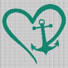 LOVE ANCHOR CROCHET AFGHAN PATTERN GRAPH