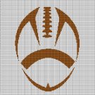 FOOTBALL BALL CROCHET AFGHAN PATTERN GRAPH2