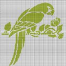 GREEN PARROT CROCHET AFGHAN PATTERN GRAPH