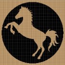 HORSE CROCHET AFGHAN PATTERN GRAPH2