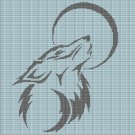 WOLF AND MOON CROCHET AFGHAN PATTERN GRAPH2