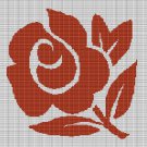 TERRACOTTA ROSE CROCHET AFGHAN PATTERN GRAPH