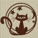 BROWN CAT CROCHET AFGHAN PATTERN GRAPH