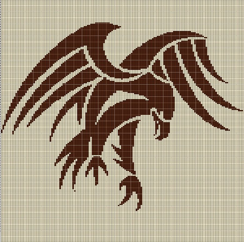 EAGLE CROCHET AFGHAN PATTERN GRAPH