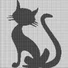 GRAY CAT CROCHET AFGHAN PATTERN GRAPH