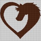 HORSE LOVE CROCHET AFGHAN PATTERN GRAPH