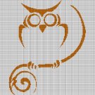 OLD GOLD OWL CROCHET AFGHAN PATTERN GRAPH
