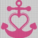 PINK ANCHOR CROCHET AFGHAN PATTERN GRAPH