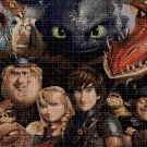 How to train your dragon- All - cross stitch pattern in pdf
