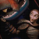 How to train your dragon- Valka cross stitch pattern in pdf