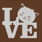 LOVE CAT CROCHET AFGHAN PATTERN GRAPH2