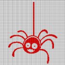 RED SPIDER CROCHET AFGHAN PATTERN GRAPH