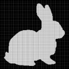WHITE BUNNY CROCHET AFGHAN PATTERN GRAPH