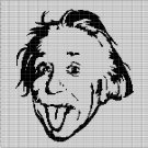 EINSTEIN FACE CROCHET AFGHAN PATTERN GRAPH
