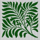 LEAF CROCHET AFGHAN PATTERN GRAPH