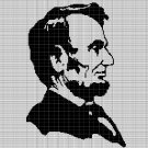 LINCOLN FACE CROCHET AFGHAN PATTERN GRAPH