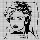 MADONNA FACE CROCHET AFGHAN PATTERN GRAPH