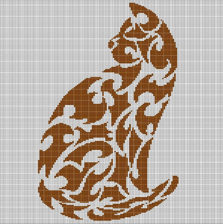 Download MOTIF CAT CROCHET AFGHAN PATTERN GRAPH