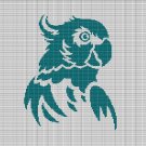 PARROT HEAD CROCHET AFGHAN PATTERN GRAPH
