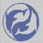 YIN-YANG DOLPHIN CROCHET AFGHAN PATTERN GRAPH