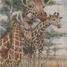 Giraffes2 cross stitch pattern DMC