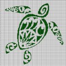 GREEN TURTLE CROCHET AFGHAN PATTERN GRAPH