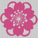 HAWAIIAN FLOWER 2 CROCHET AFGHAN PATTERN GRAPH