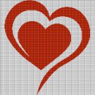 HEART CROCHET AFGHAN PATTERN GRAPH