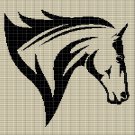HORSE HEAD 3 CROCHET AFGHAN PATTERN GRAPH
