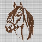HORSE HEAD 4 CROCHET AFGHAN PATTERN GRAPH