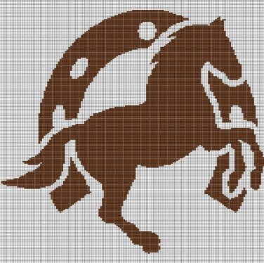 Crochet Horse Graph Pattern - Ava Crochet