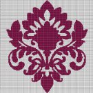 LILY SYMBOL CROCHET AFGHAN PATTERN GRAPH