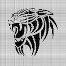 PANTHER HEAD CROCHET AFGHAN PATTERN GRAPH