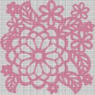 PINK FLOWERS CROCHET AFGHAN PATTERN GRAPH