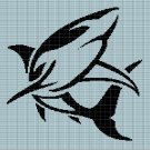 SHARK CROCHET AFGHAN PATTERN GRAPH