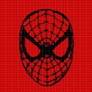 SPIDERMAN FACE CROCHET AFGHAN PATTERN GRAPH